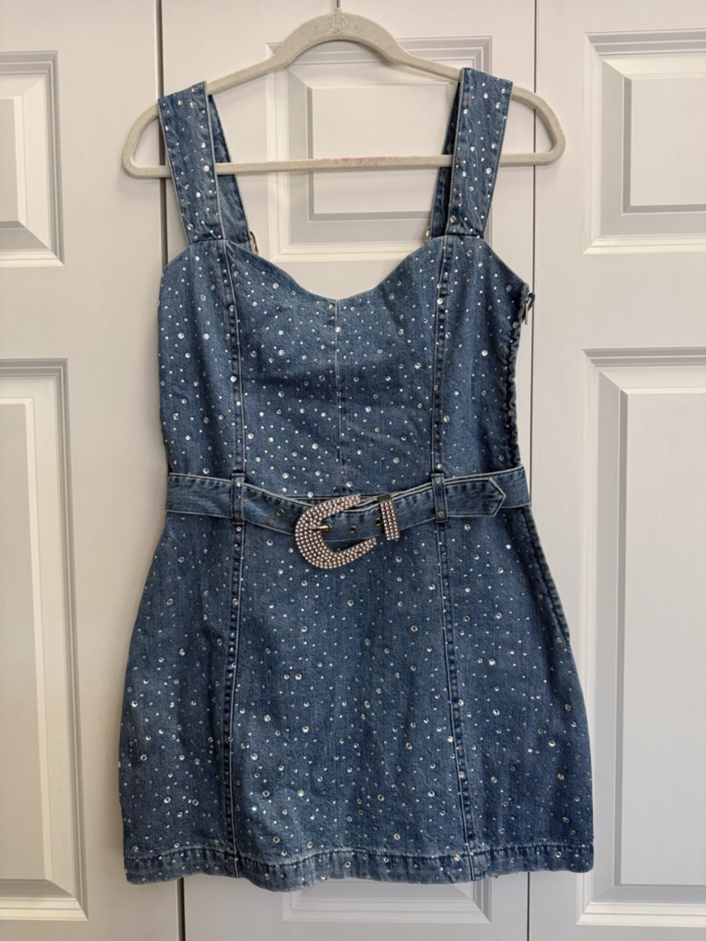 NWT Show Me Your Mumu Vegas Denim Mini Dress